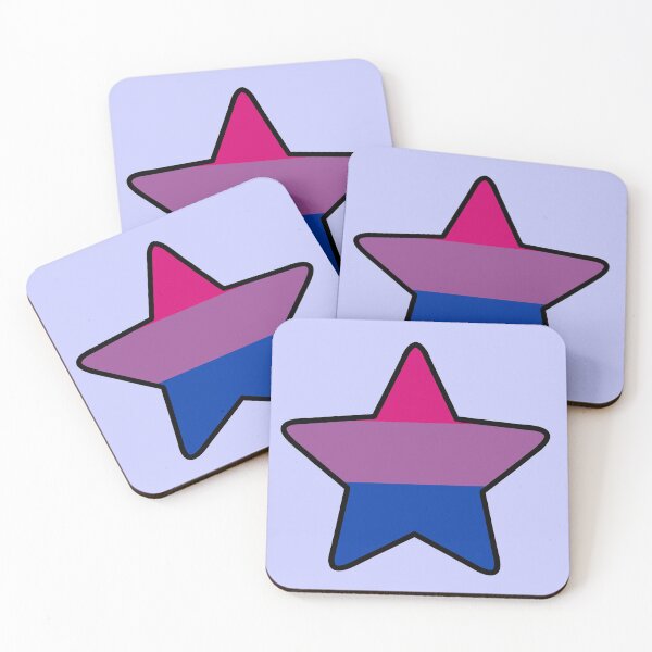 Item preview, Bi Pride Star (updated) designed and sold by SimplyPride.