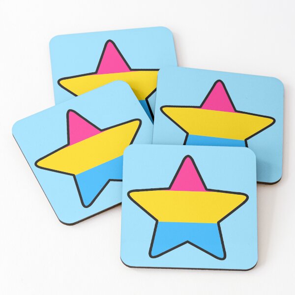 Item preview, Pan Pride Star (updated) designed and sold by SimplyPride.