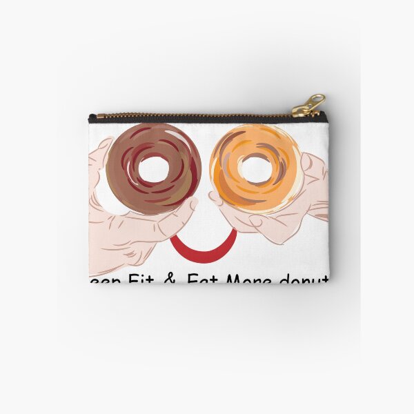 Item preview, Keep Fit and Eat More Donuts designed and sold by LizzyizzyDesign.