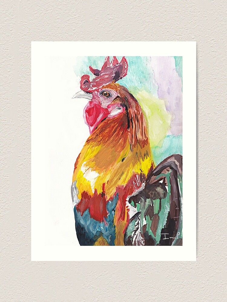 Alternate view of Rooster Art Print