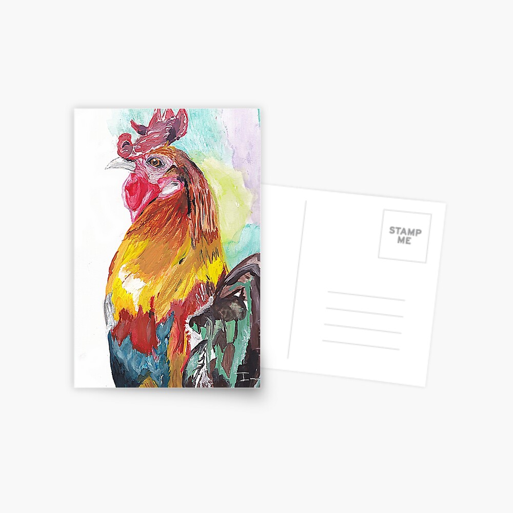 Rooster Postcard