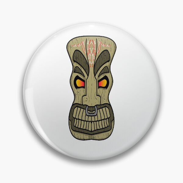 Item preview, Tiki with Pinstriping designed and sold by AceOneDesign.