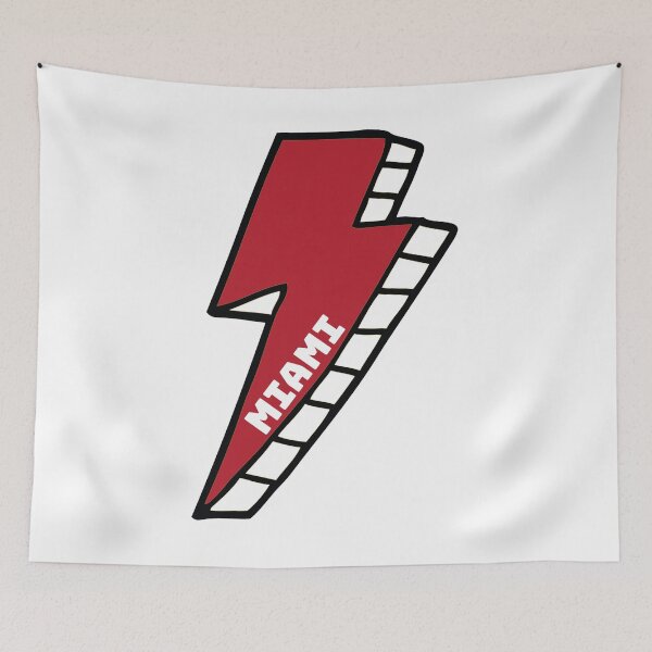 Item preview, Miami of Ohio Lightning Bolt designed and sold by kkosmicki.