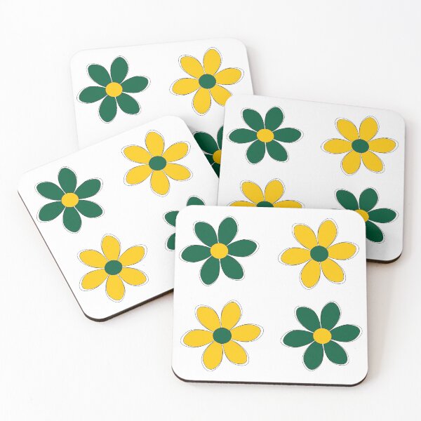 Item preview, Green and Gold Flowers - School Colors designed and sold by Danimw.