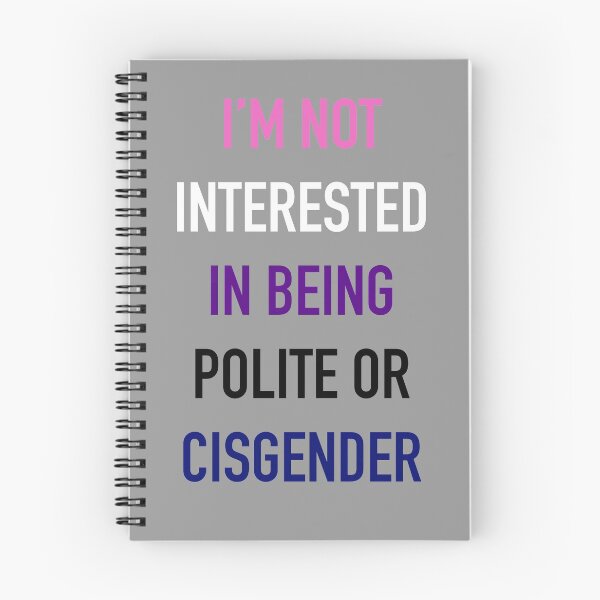 Item preview, I'm Not Interested (Genderfluid) designed and sold by Kittymayor.