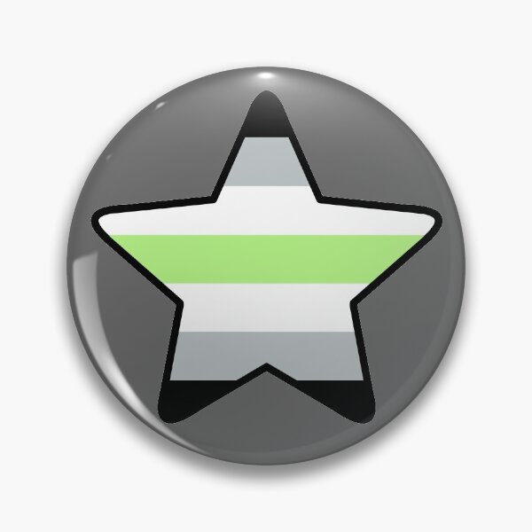 Item preview, Agender Pride Star (updated) designed and sold by SimplyPride.