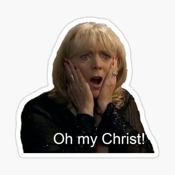 OH MY CHRIST Sticker