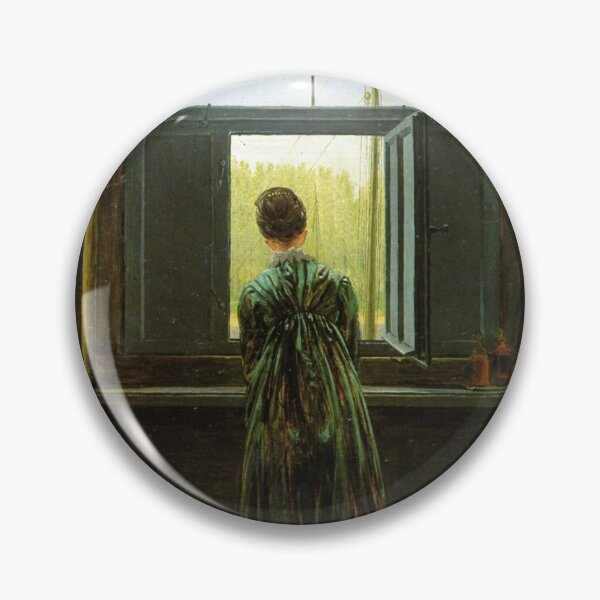 Item preview, Woman at a Window (Caspar David Friedrich) designed and sold by ArtHistorical.
