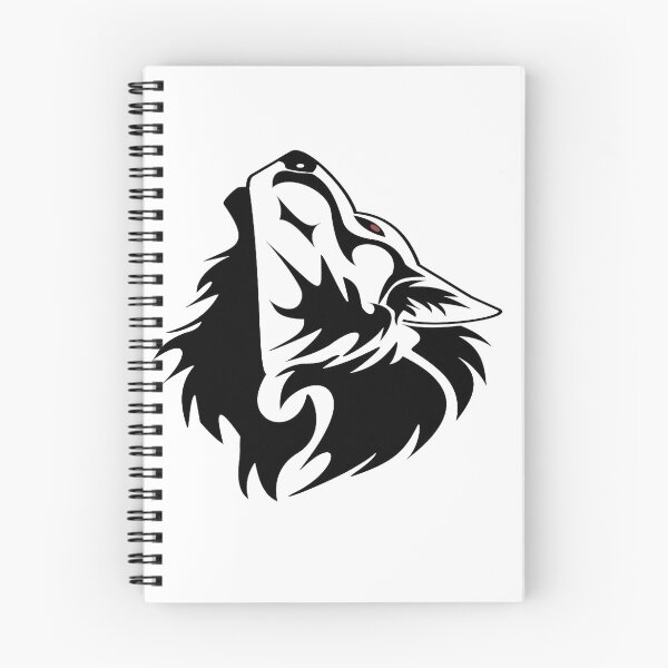 Item preview, Lone Wolf og logo art, Gray wolf Tattoo ink Tribe Drawing, designed and sold by amine benrabbah.