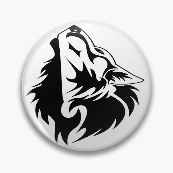 Item preview, Lone Wolf og logo art, Gray wolf Tattoo ink Tribe Drawing, designed and sold by amine benrabbah.