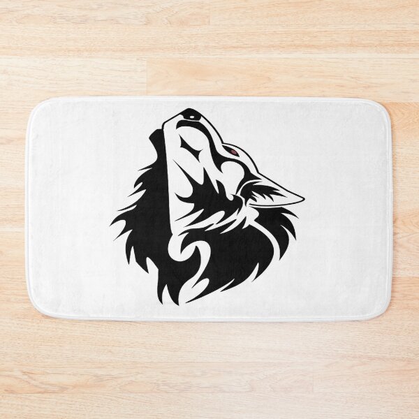 Item preview, Lone Wolf og logo art, Gray wolf Tattoo ink Tribe Drawing, designed and sold by amine benrabbah.