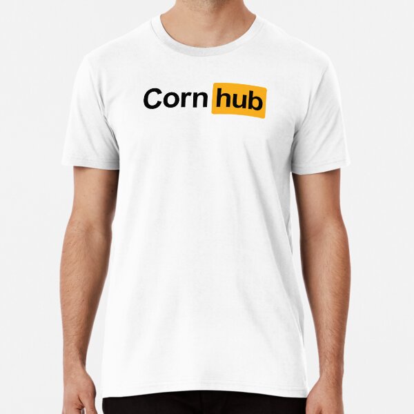 Cornhub Parody Logo Premium T-Shirt