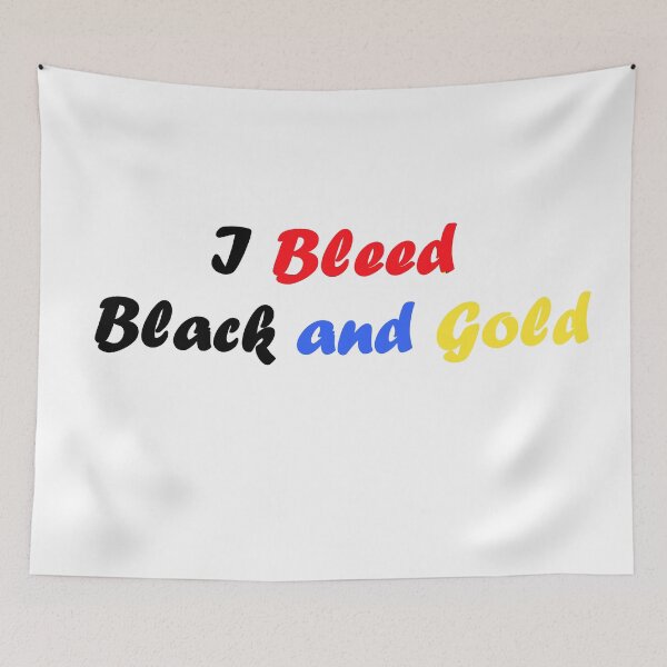 Item preview, I Bleed Black and Gold designed and sold by STLRZombie.