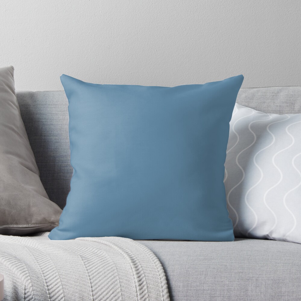 Beautiful Cushions/ Plain Air Force blue Throw Pillow