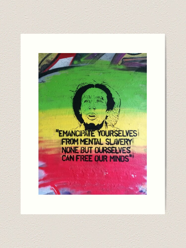 Alternate view of Emancipate yourself Art Print