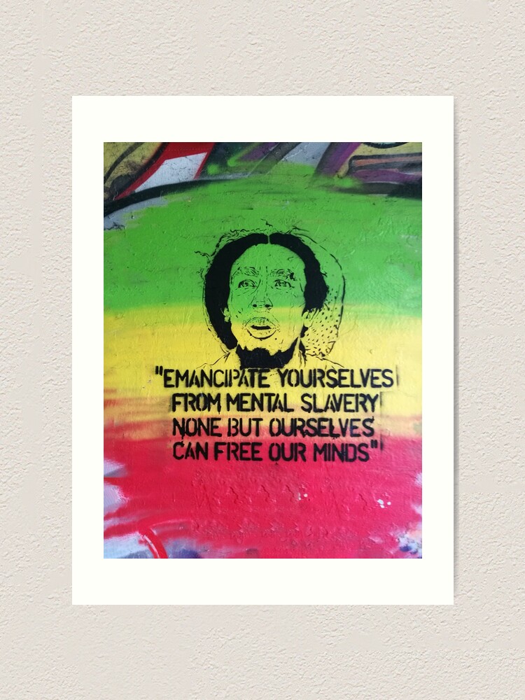 Alternate view of Emancipate yourself Art Print