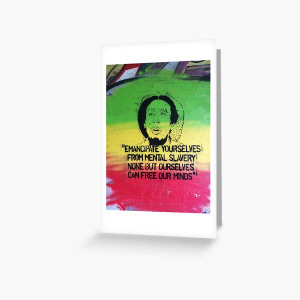 Emancipate yourself Greeting Card