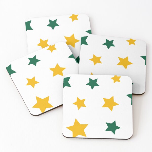 Item preview, Green and Gold Stars designed and sold by Danimw.