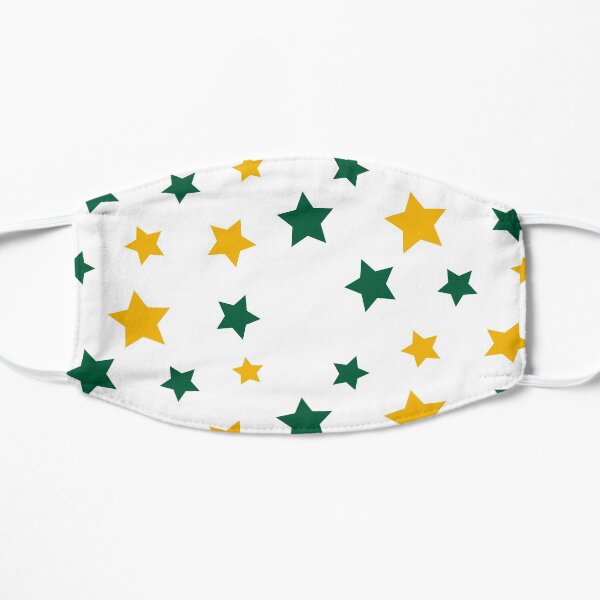 Green and Gold Stars Mask