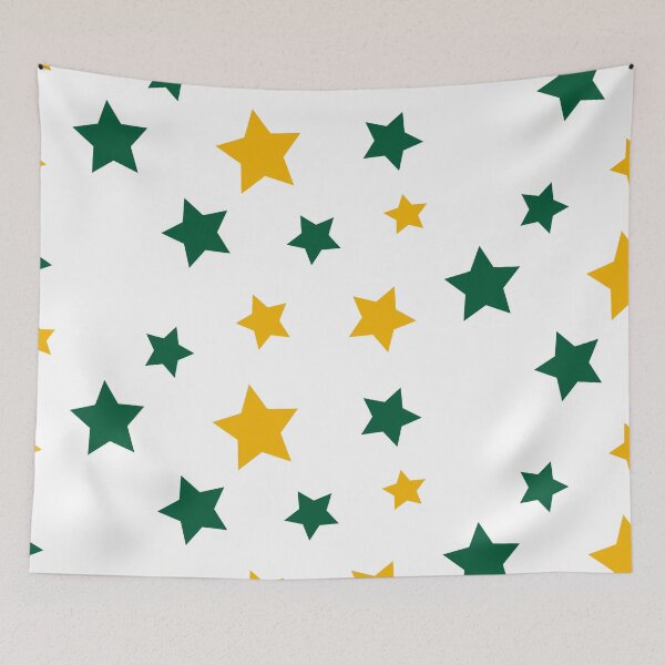 Item preview, Green and Gold Stars designed and sold by Danimw.