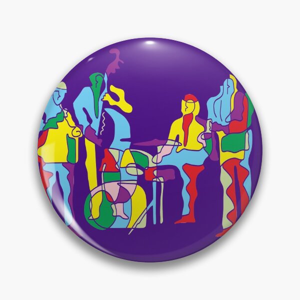 Item preview, Jazz Band Modern Art Style designed and sold by jazzworldquest.