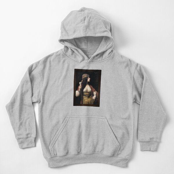 Judith by Jules Joseph Lefebvre Kids Pullover Hoodie