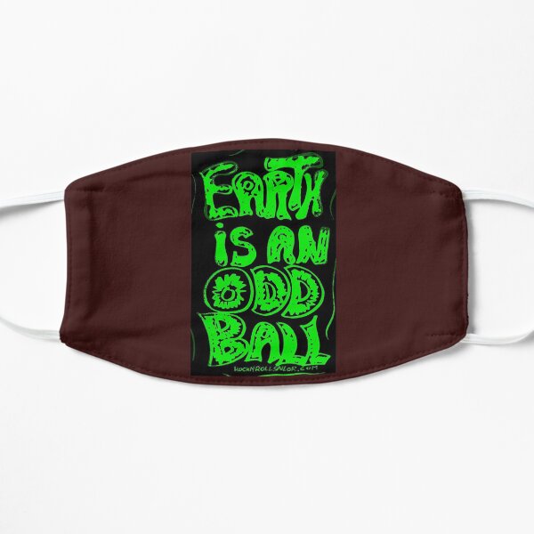 EARTH IS AN ODDBALL Flat Mask