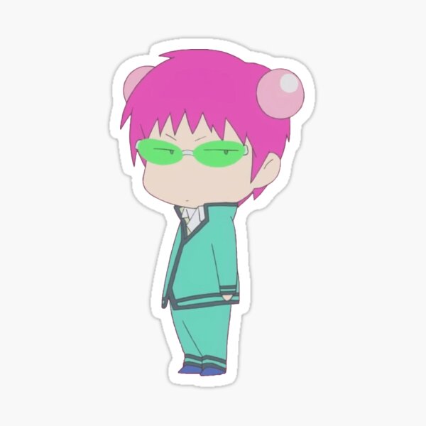 "Saiki Chibi" Sticker by snailhunter66 | Redbubble