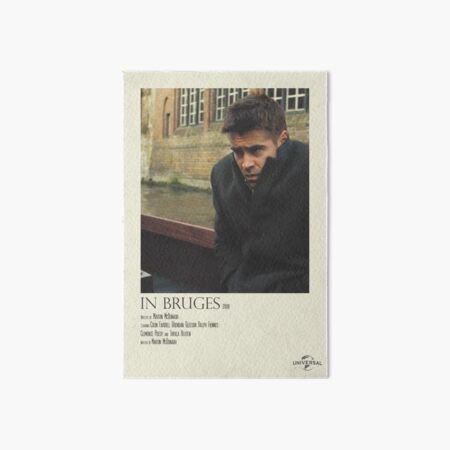 In Bruges Polaroid Film Poster Art Board Print