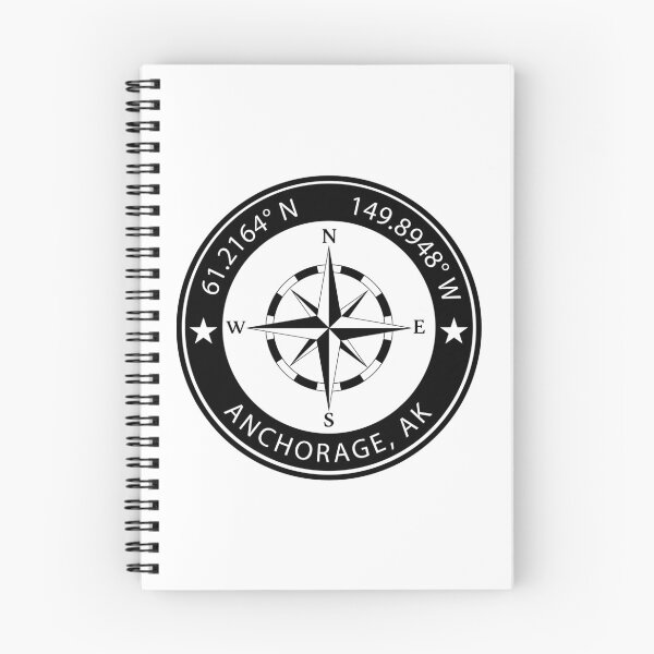 Item preview, Anchorage, Alaska Geographical Coordinates designed and sold by TeeOhGraphics.