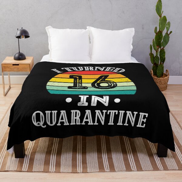 Item preview, I Turned 16 in Quarantine,16th Quarantine Birthday,Vintage Birthday designed and sold by meedTee.