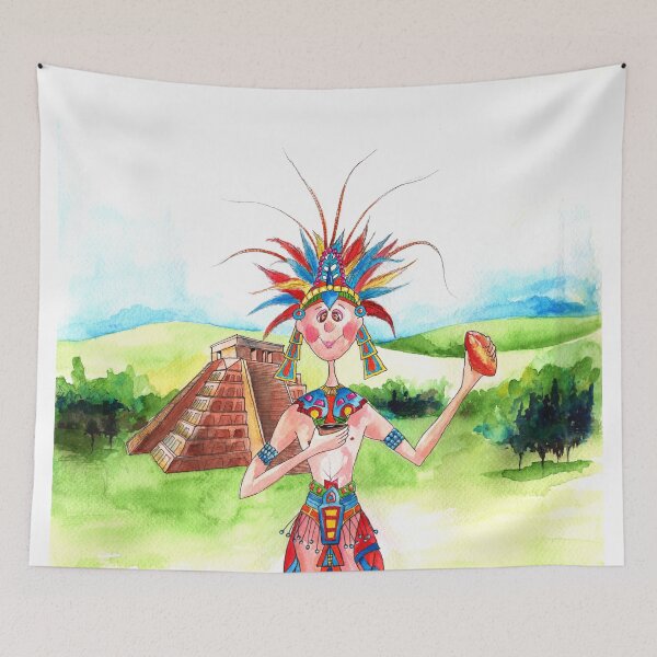 Item preview, 1-The Maya Indian and cocoa drink designed and sold by IsabelSalvador.