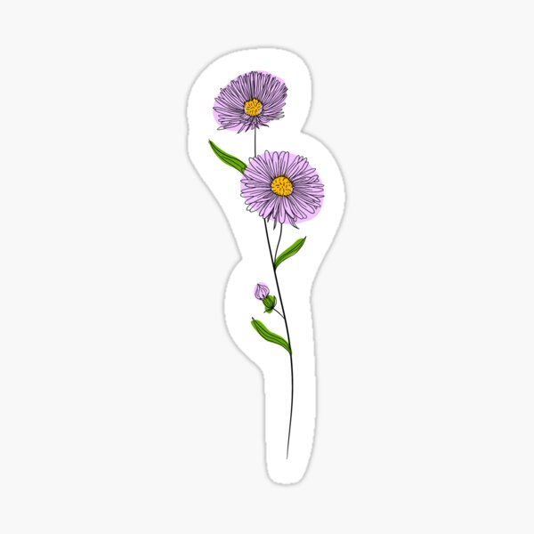 Birth month flower stickers – lyonslegacydesigns