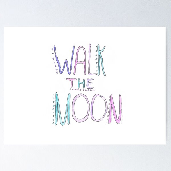 Item preview, walk the moon handwritten logo designed and sold by punksirens.