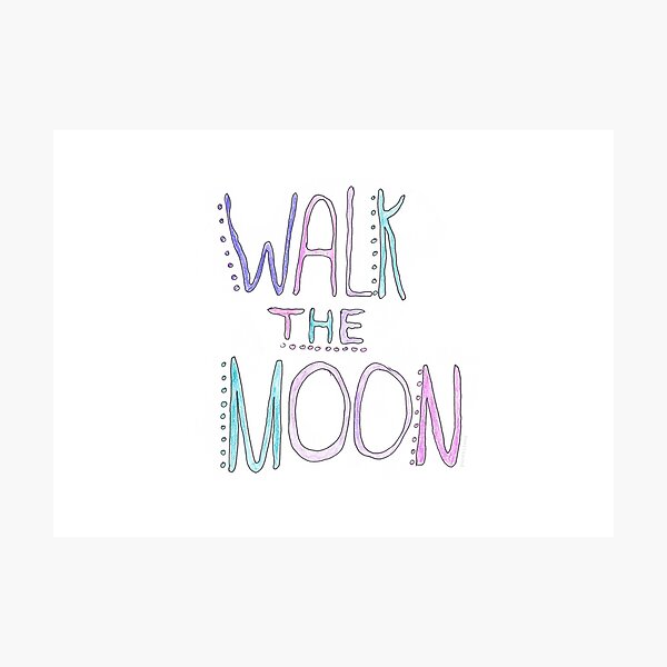 Item preview, walk the moon handwritten logo designed and sold by punksirens.