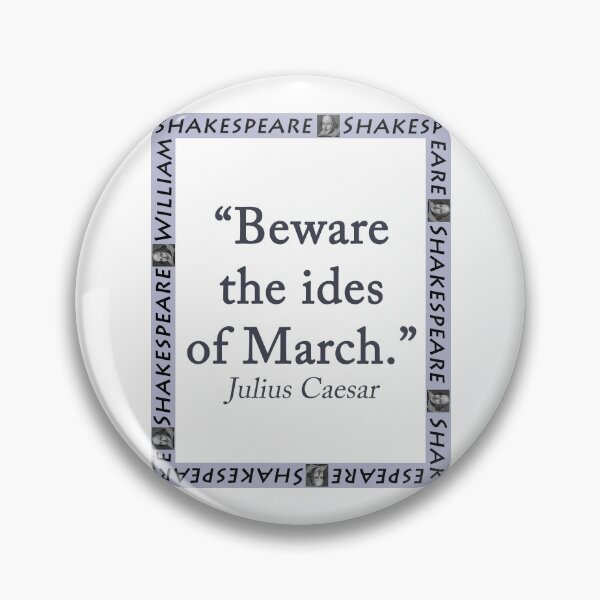 Item preview, Beware the Ides of March - Shakespeare designed and sold by CrankyOldDude.