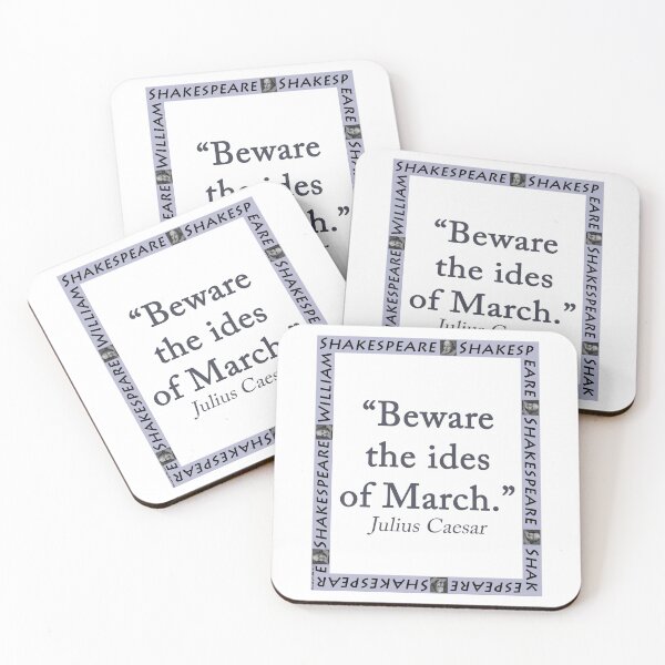 Item preview, Beware the Ides of March - Shakespeare designed and sold by CrankyOldDude.