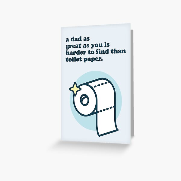 Item preview, Toilet Paper Father's Day Quarantine Gift designed and sold by ThirdCultureKidDesigns.