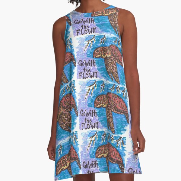go with the flow A-Line Dress