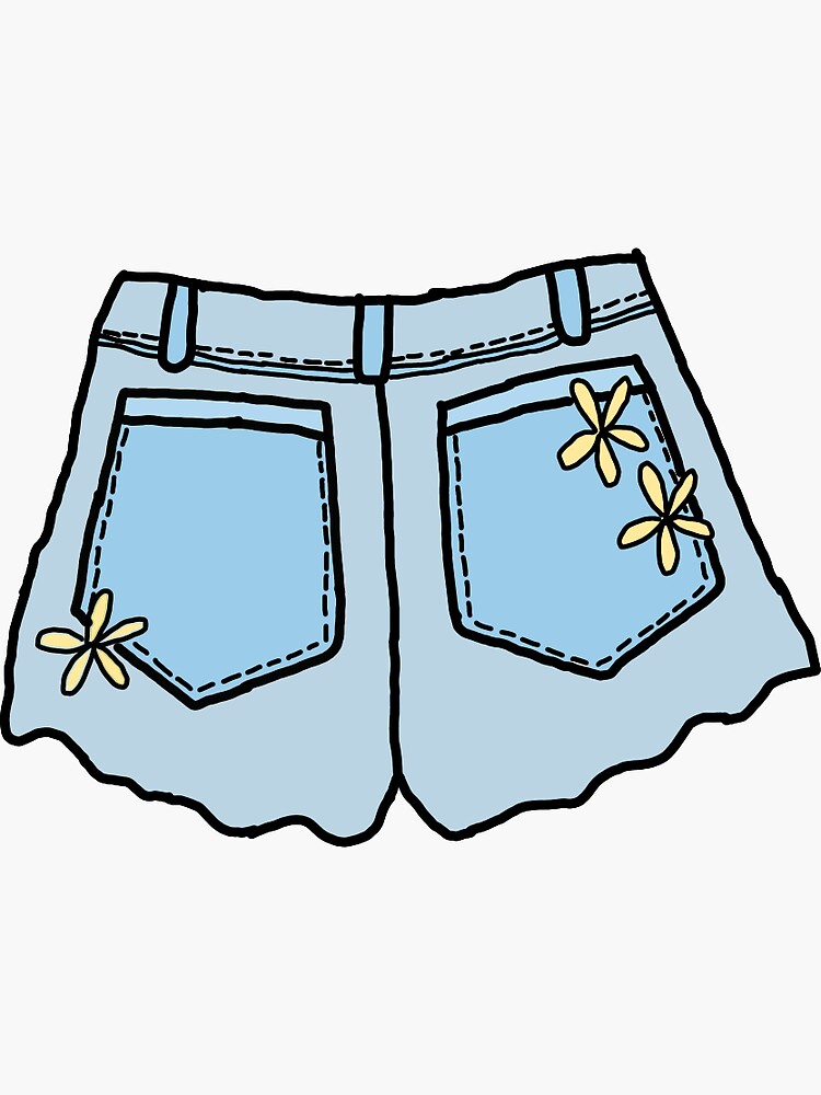 "Shorts 2 Sticker" Sticker by Jadynart Redbubble