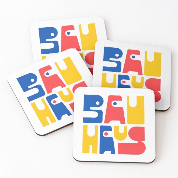 Item preview, Bauhaus Letters Blue Red Yellow #1 designed and sold by SalahBlt.