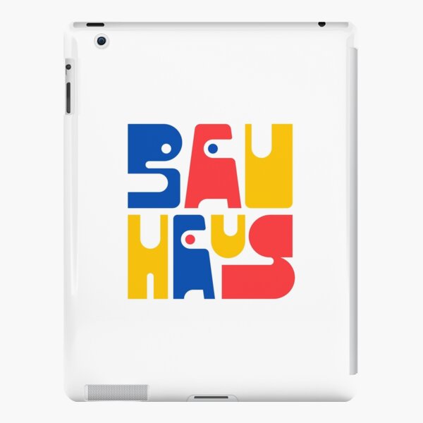 Bauhaus Letters Blue Red Yellow #1 iPad Snap Case
