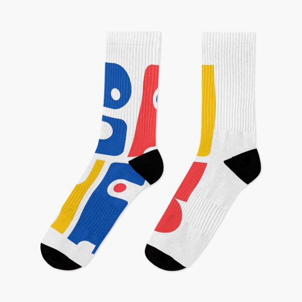 Item preview, Bauhaus Letters Blue Red Yellow #1 designed and sold by SalahBlt.
