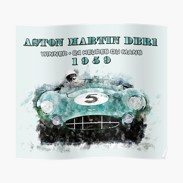 Le Mans 1959 Aston Martin - RACE0004 Poster