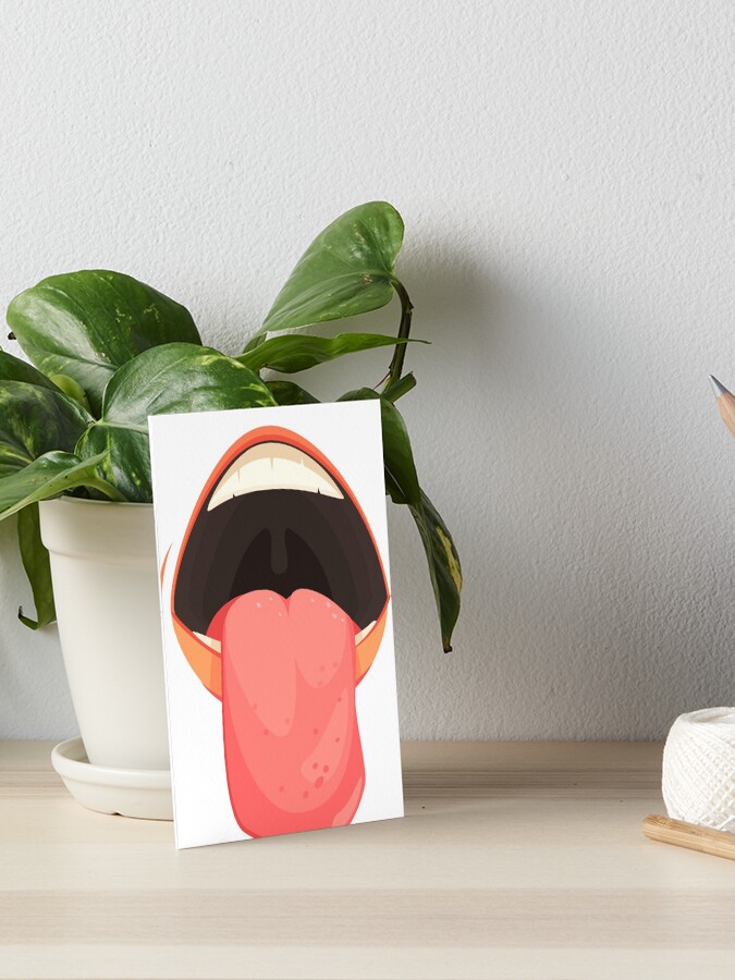 Anime Tongue Canvas Prints for Sale