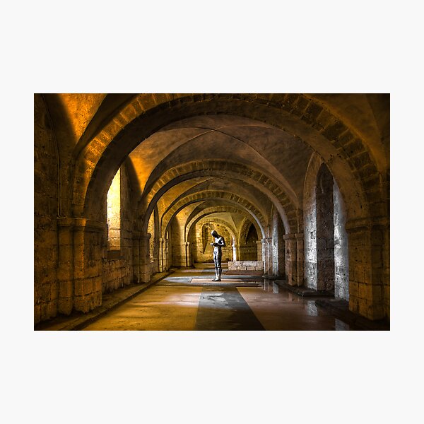 The Man in The Crypt Photographic Print