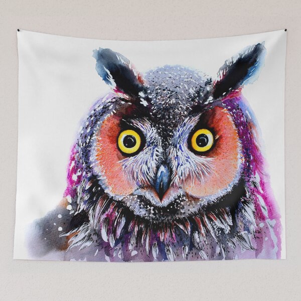 Item preview, "Long eared owl" designed and sold by IsabelSalvador.