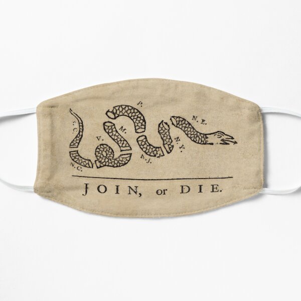 Join Or Die - Vintage Flag Mask