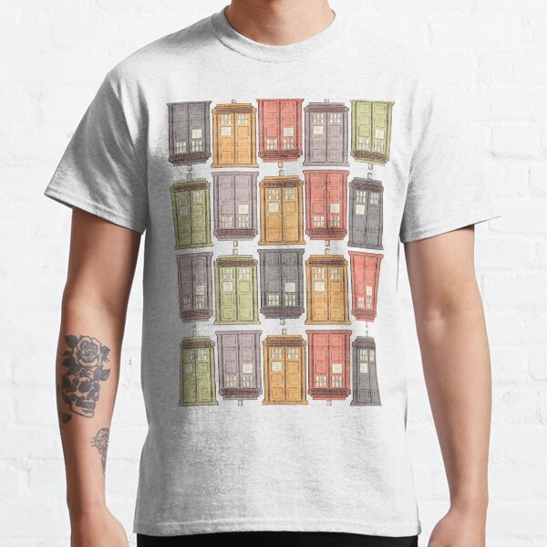 Assorted Police Boxes Classic T-Shirt