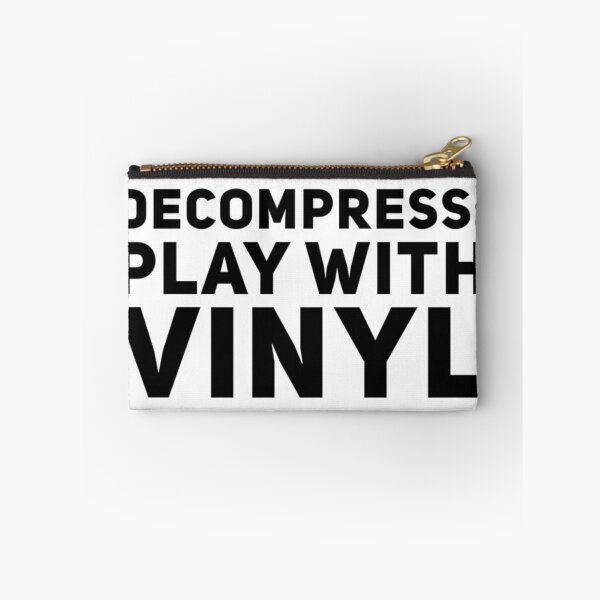 Item preview, Decompress Play With Vinyl Black Text designed and sold by TWMBDesigns.